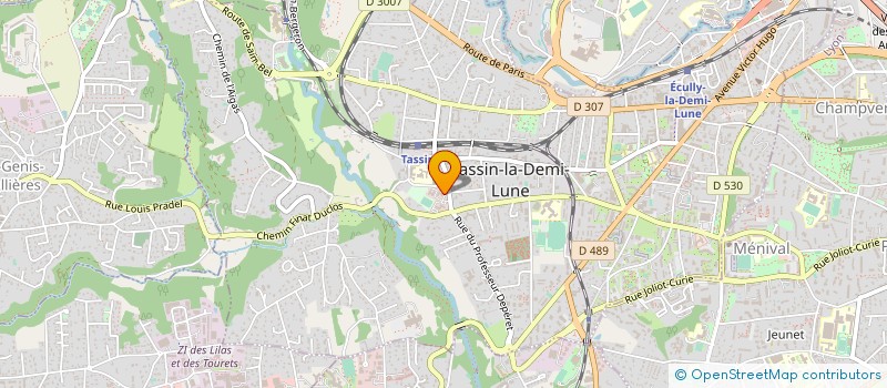 localisation de l'entreprise G2M MACHINES OUTILS à TASSIN-LA-DEMI-LUNE