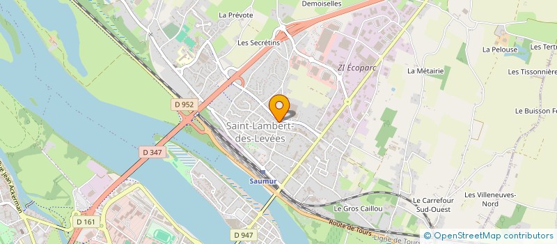 localisation de l'entreprise G2M MENUISERIE  SAUMUR