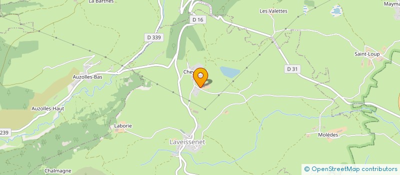 localisation de l'entreprise G2MC à LAVEISSENET