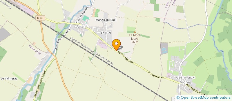 localisation de l'entreprise G2MT  VALAMBRAY