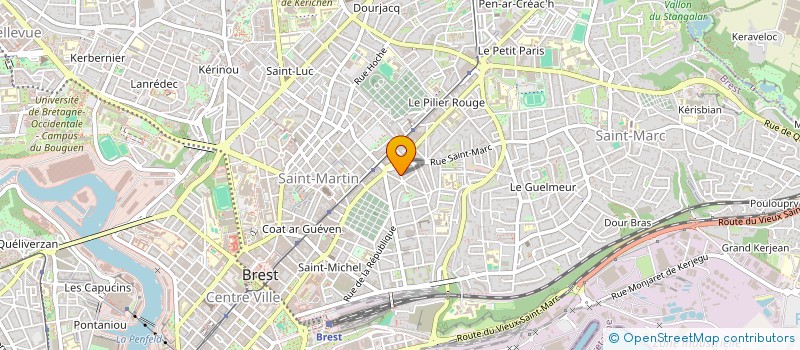 localisation de l'entreprise G2MT  BREST