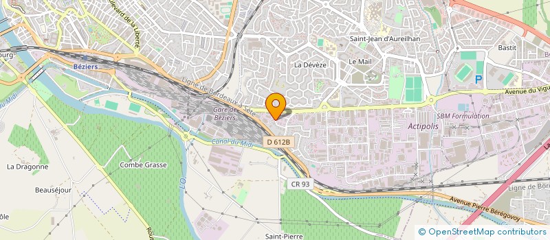 localisation de l'entreprise G2N TRANSPORTS à BEZIERS