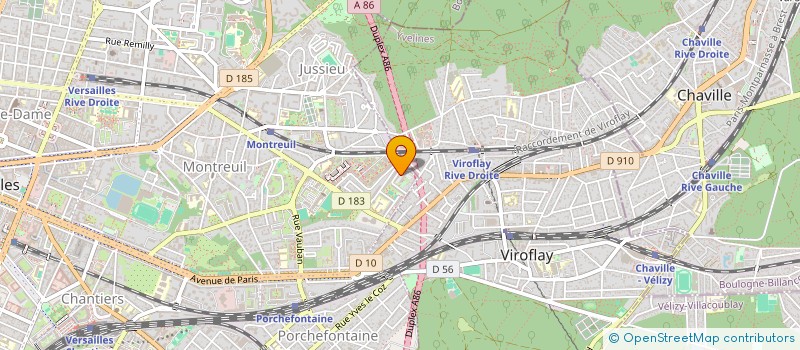 localisation de l'entreprise G2O à VERSAILLES