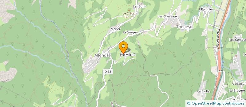 localisation de l'entreprise G2P  TALLOIRES-MONTMIN