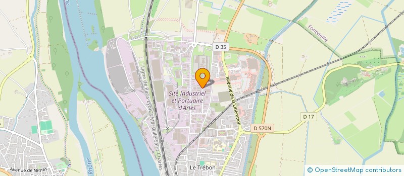 localisation de l'entreprise G2P IMMOBILIER à ARLES