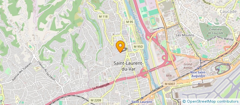 localisation de l'entreprise G2R  SAINT-LAURENT-DU-VAR