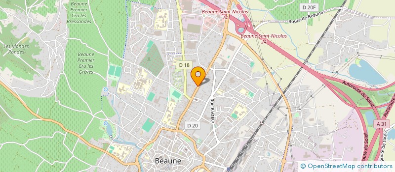 localisation de l'entreprise G2R à BEAUNE