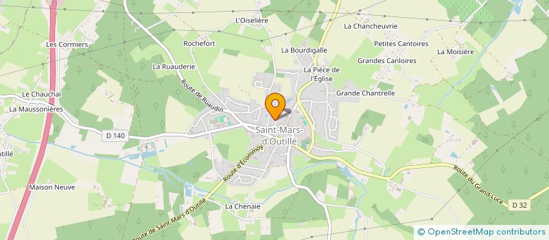localisation de l'entreprise G2R à SAINT-MARS-D'OUTILLE