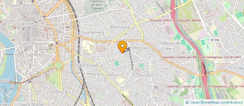 localisation de l'entreprise G2R à TOULOUSE