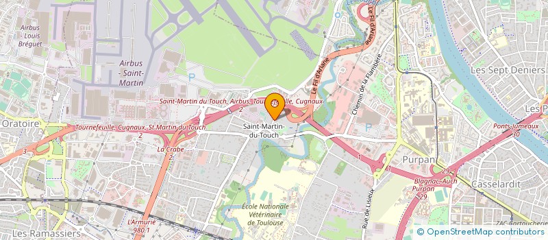localisation de l'entreprise G2RP à TOULOUSE