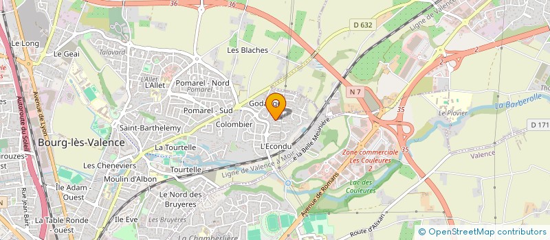 localisation de l'entreprise G2S  BOURG-LES-VALENCE