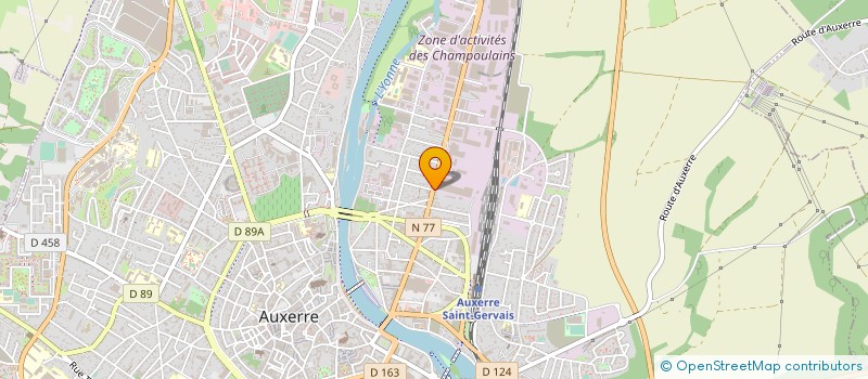 localisation de l'entreprise G2S FRET à MONTHOLON