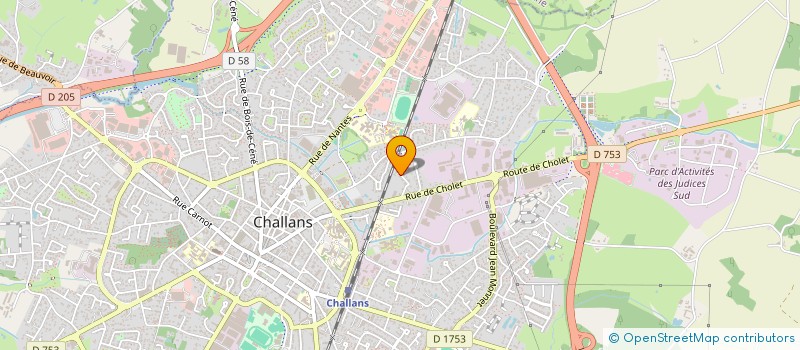 localisation de l'entreprise G2S - IMMO à CHALLANS