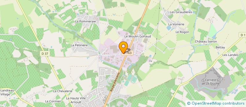 localisation de l'entreprise G2SK à VALLET