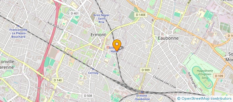 localisation de l'entreprise G2SKAP à ERMONT