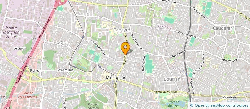 localisation de l'entreprise G2SO INVESTISSEMENTS  MERIGNAC