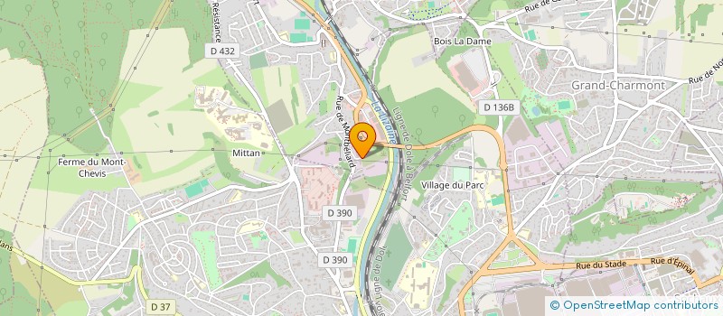 localisation de l'entreprise G2T à BETHONCOURT