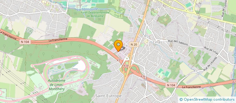 localisation de l'entreprise G2TO.COM à LINAS