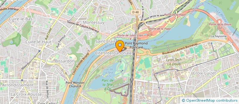 localisation de l'entreprise G2U à LYON