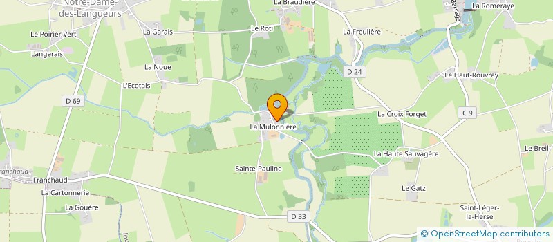 localisation de l'entreprise G3 IMMO  JOUE-SUR-ERDRE