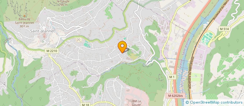 localisation de l'entreprise G3 IMMOBILIER  SAINT-JEANNET