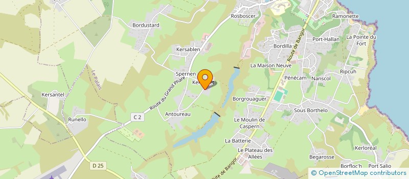 localisation de l'entreprise G3 LE BRIX  LE PALAIS