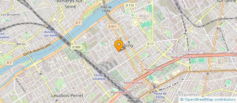 localisation de l'entreprise G3 NADIR à CLICHY