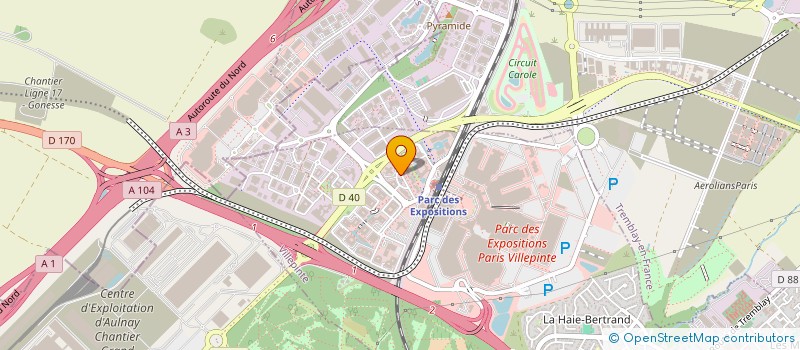 localisation de l'entreprise G3 WORLDWIDE FRANCE SAS à VILLEPINTE