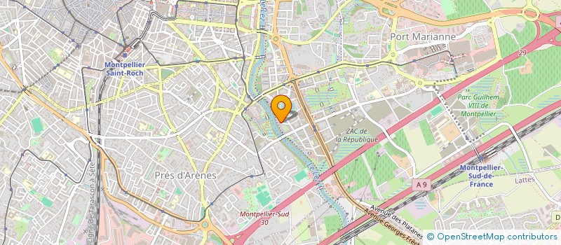 localisation de l'entreprise G3A PROMOTION IMMOBILIERE à MONTPELLIER
