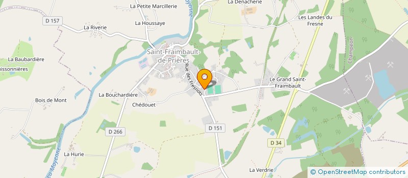 localisation de l'entreprise G3C  SAINT-FRAIMBAULT-DE-PRIERES