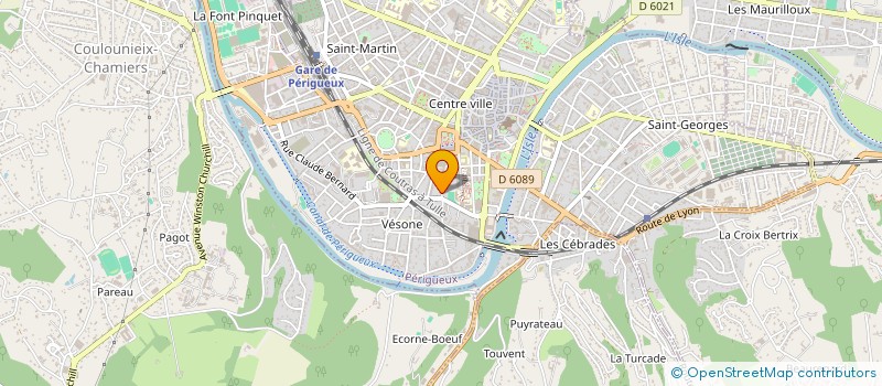 localisation de l'entreprise G3C à PERIGUEUX