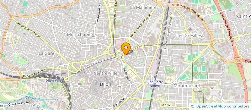 localisation de l'entreprise G3C INVEST à DIJON