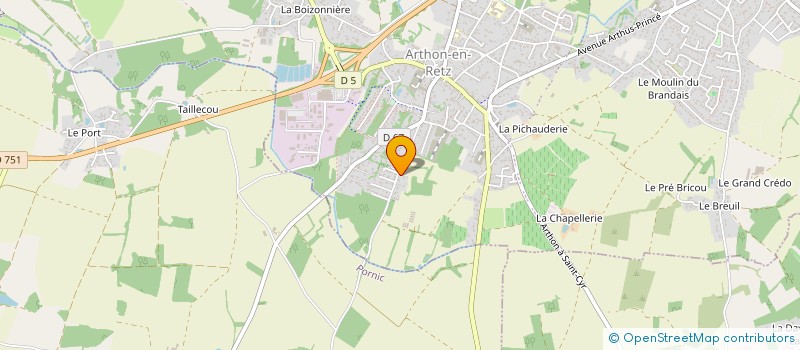 localisation de l'entreprise G3CAM  CHAUMES-EN-RETZ