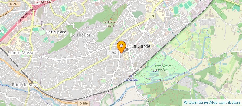 localisation de l'entreprise G3D-C  LA GARDE