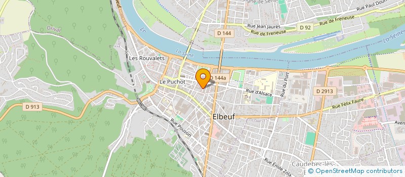 localisation de l'entreprise G3D FUMIGATION  ELBEUF