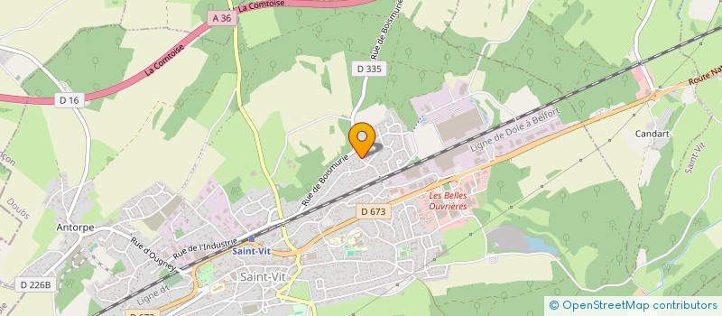 localisation de l'entreprise G3F  SAINT-VIT