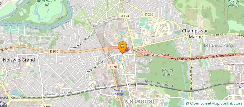 localisation de l'entreprise G3ID à CHAMPS-SUR-MARNE
