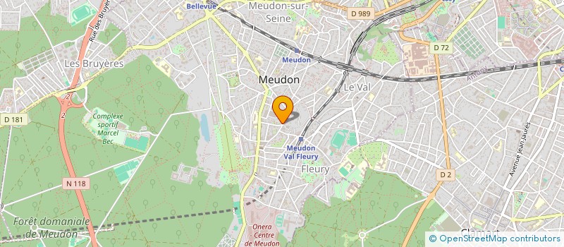 localisation de l'entreprise G3ID à MEUDON