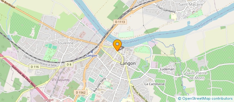localisation de l'entreprise G3J à LANGON