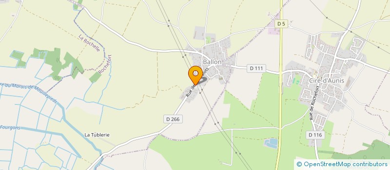 localisation de l'entreprise G3L  BALLON