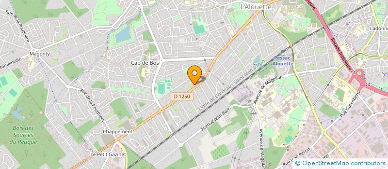 localisation de l'entreprise G3M  PESSAC