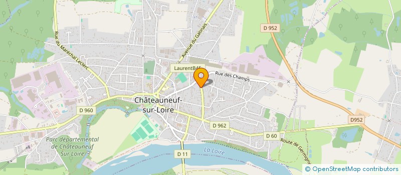 localisation de l'entreprise G3M à CHATEAUNEUF-SUR-LOIRE