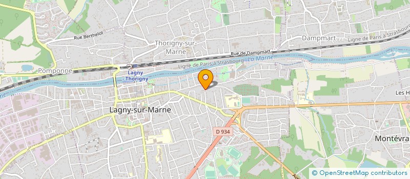 localisation de l'entreprise G3MA  LAGNY-SUR-MARNE