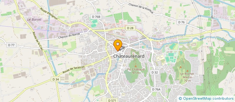 localisation de l'entreprise G3P IMMO  CHATEAURENARD