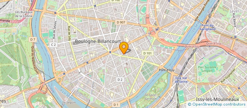 localisation de l'entreprise G3S à BOULOGNE-BILLANCOURT