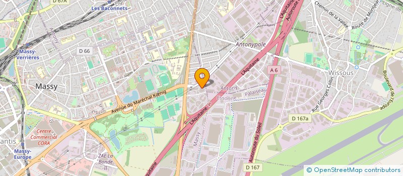 localisation de l'entreprise G3X EXPERTS à MASSY