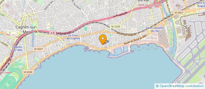 localisation de l'entreprise G4 à CAGNES-SUR-MER