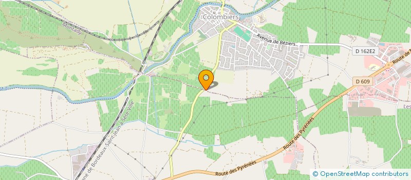 localisation de l'entreprise G4 à COLOMBIERS