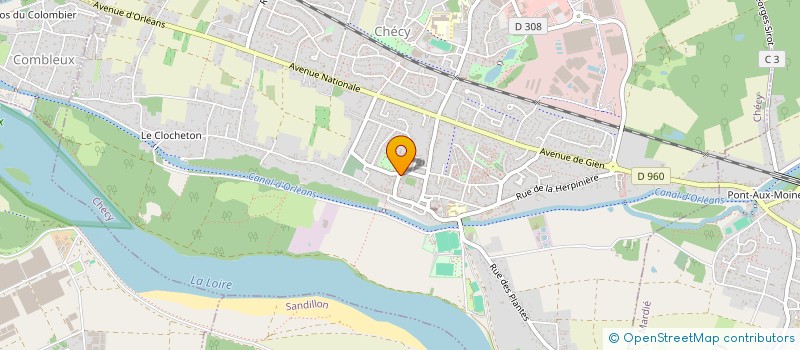localisation de l'entreprise G4 CHECY à CHECY