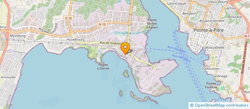 localisation de l'entreprise G4F INDUSTRIES à BAIE-MAHAULT